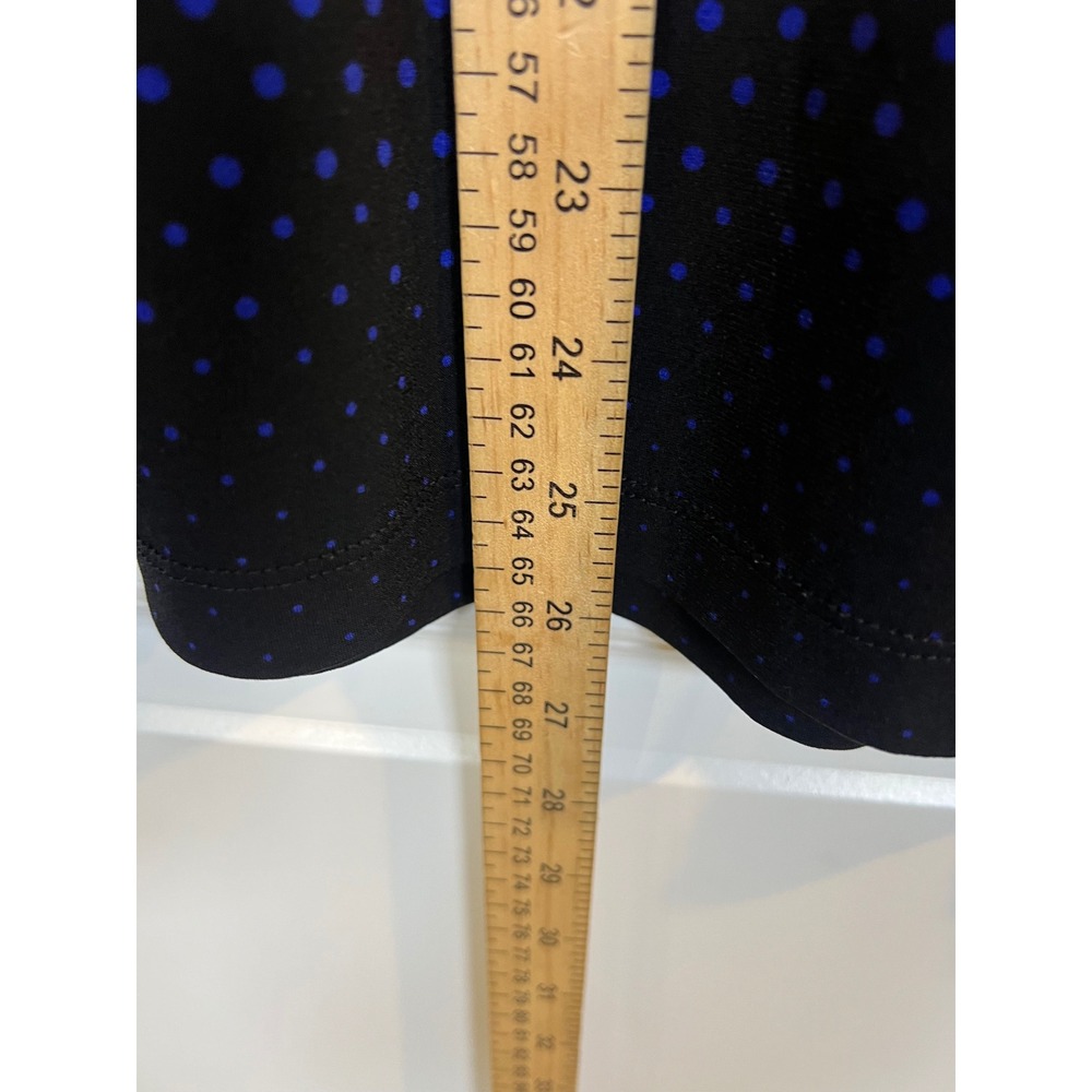 Chico's Womens Top Polka Dot Ombre Blue Size 3 - Picture 6 of 7